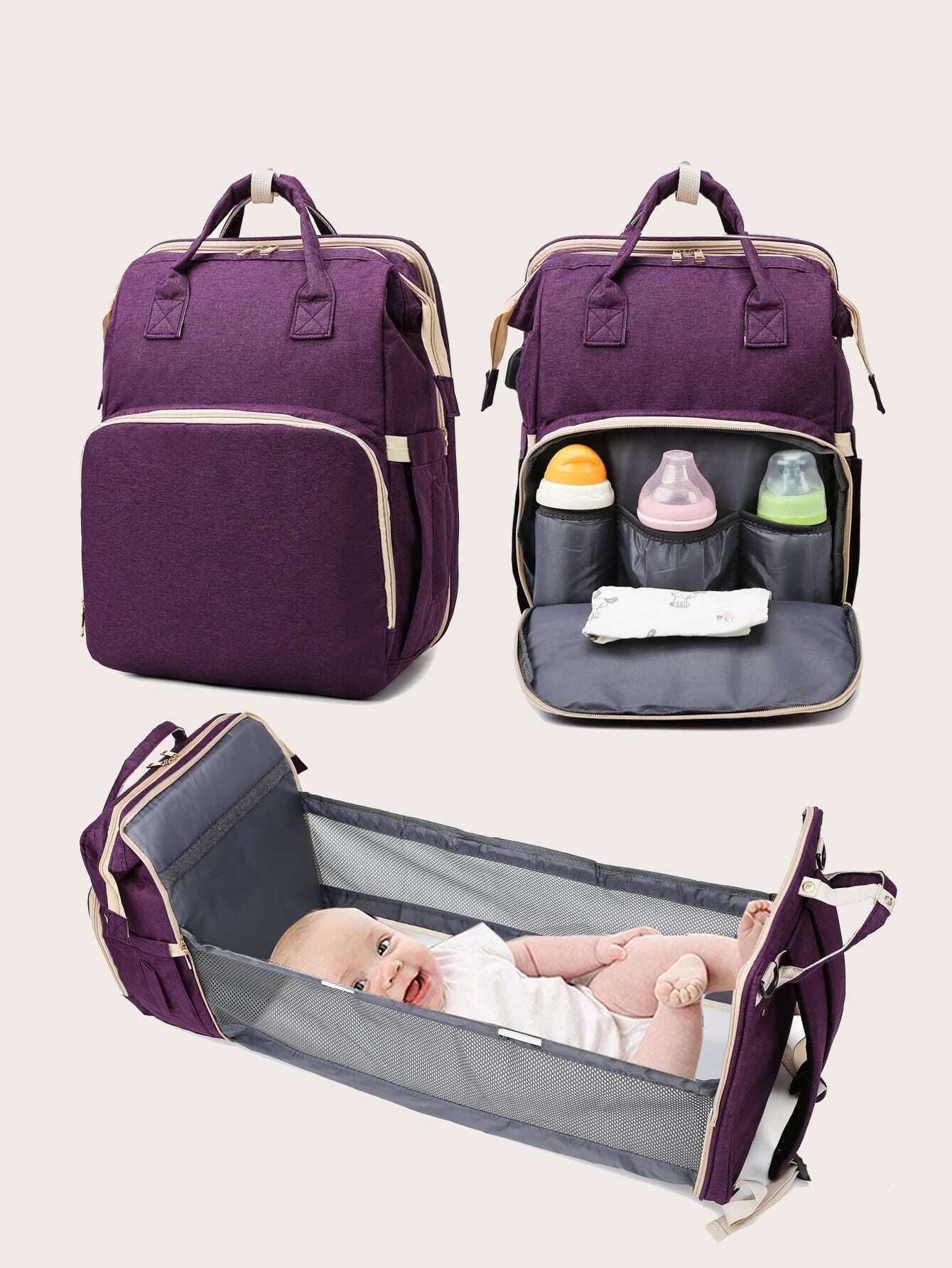 Multifunction Baby Diaper Backpack 2