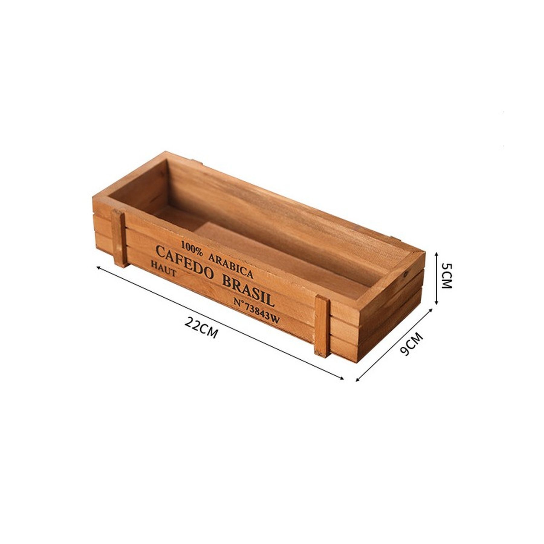 Pine Wood Planter Box Multiple Color Succulent Planters 5