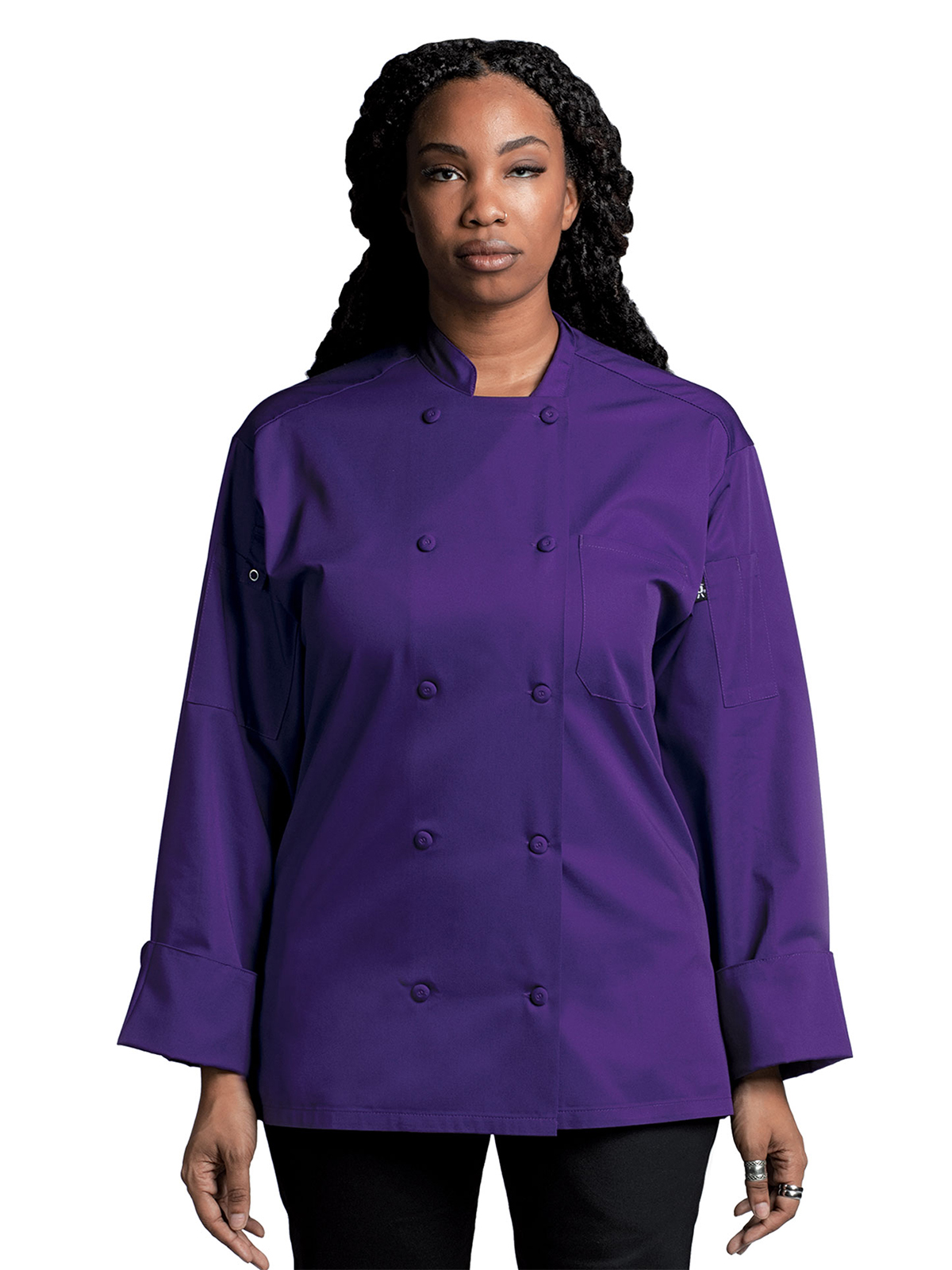 Uncommon Chef Chef Coats - Unisex Mandarin Collar Chef Coat 6