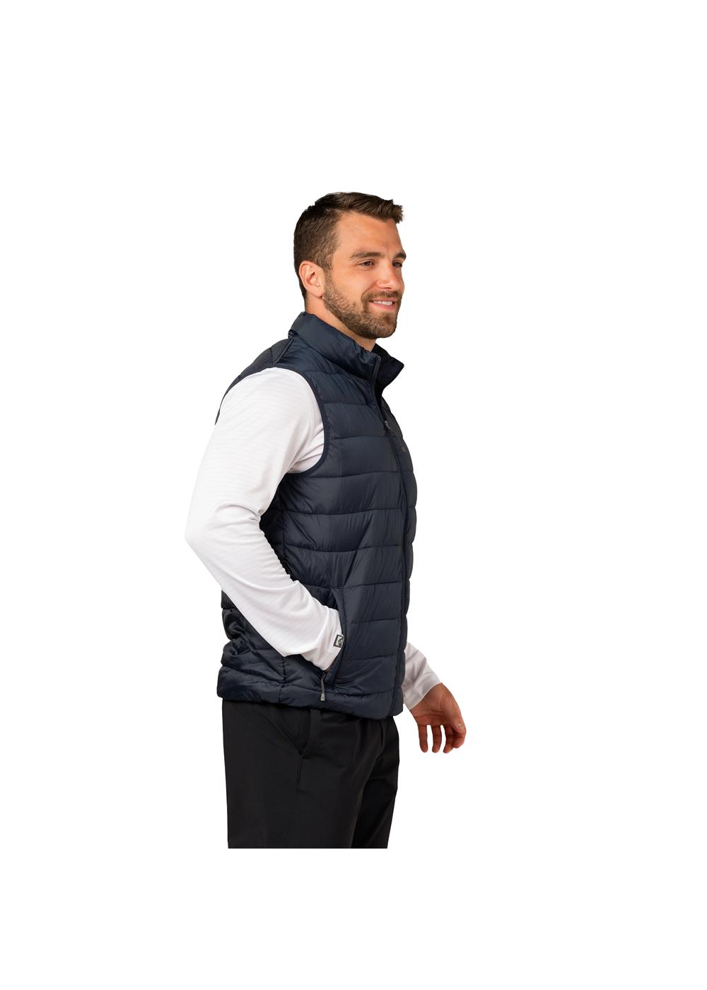 Storm Creek Men's Pacific Puffer 100 GSM Insulated Faux Down Packable Quilted Vest 2