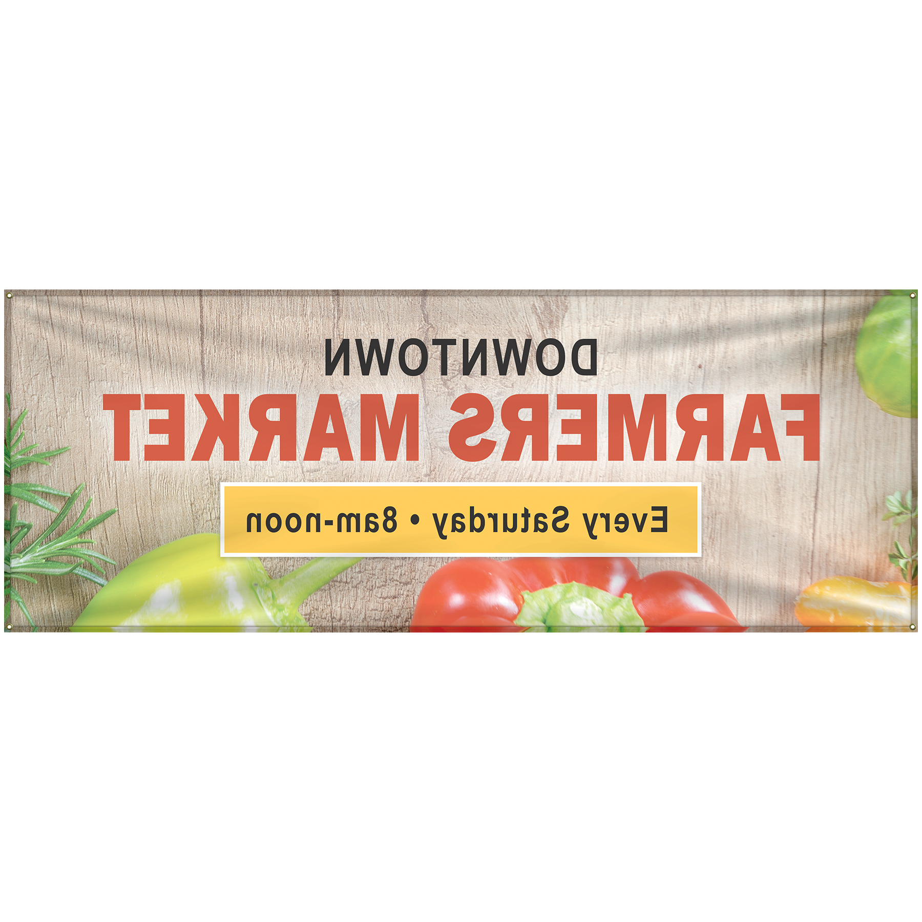 3' x 8' Custom Knitted Polyester Banner 4