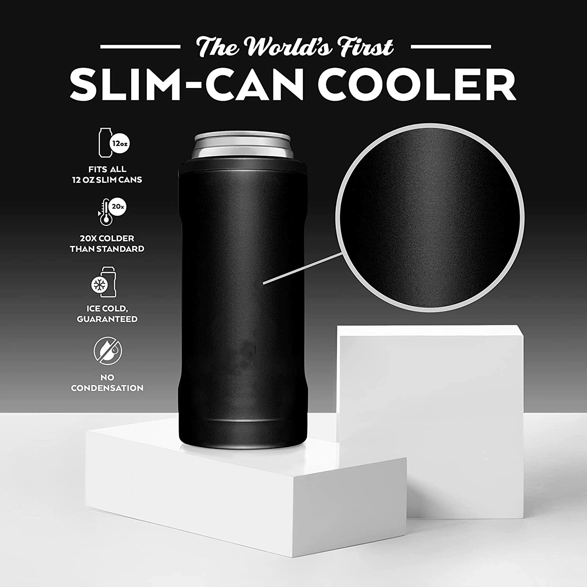 12Oz Slim Insulated Can Cooler 3