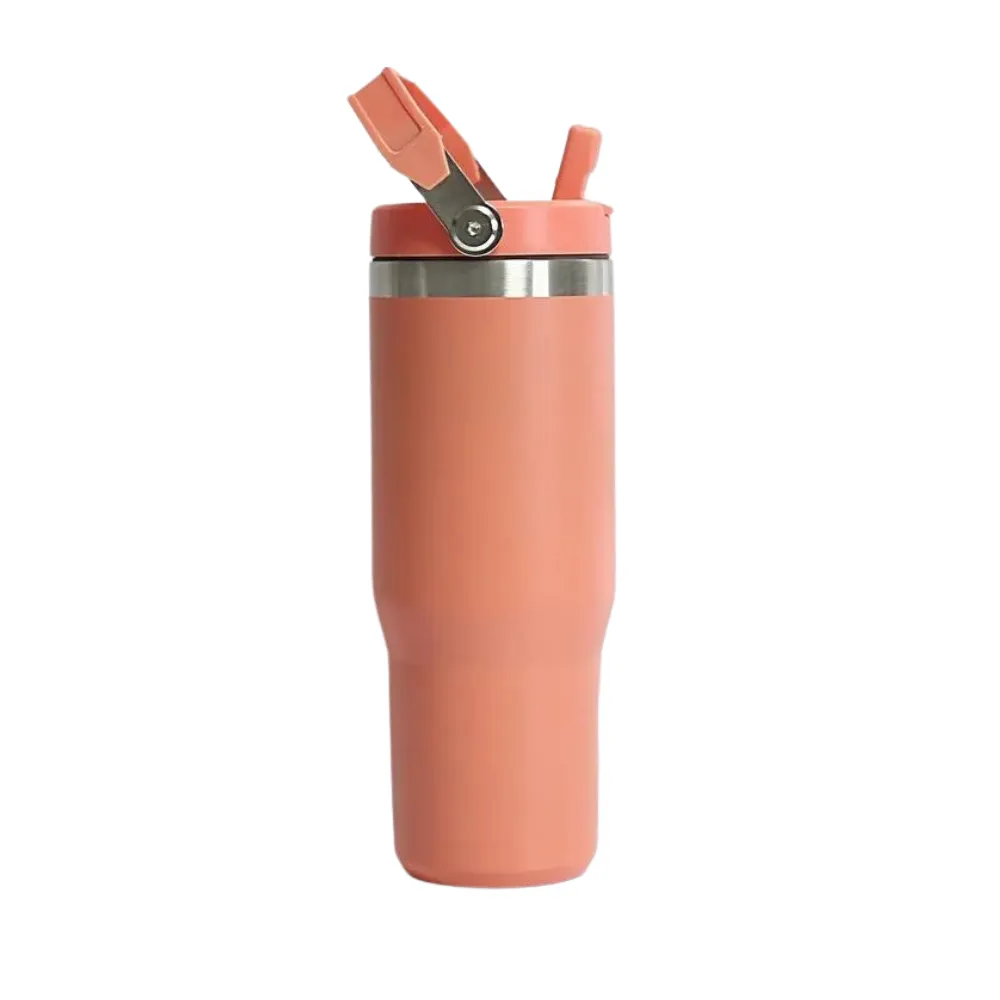 30oz. Insulated Tumber with Handle and Flip Straw 8