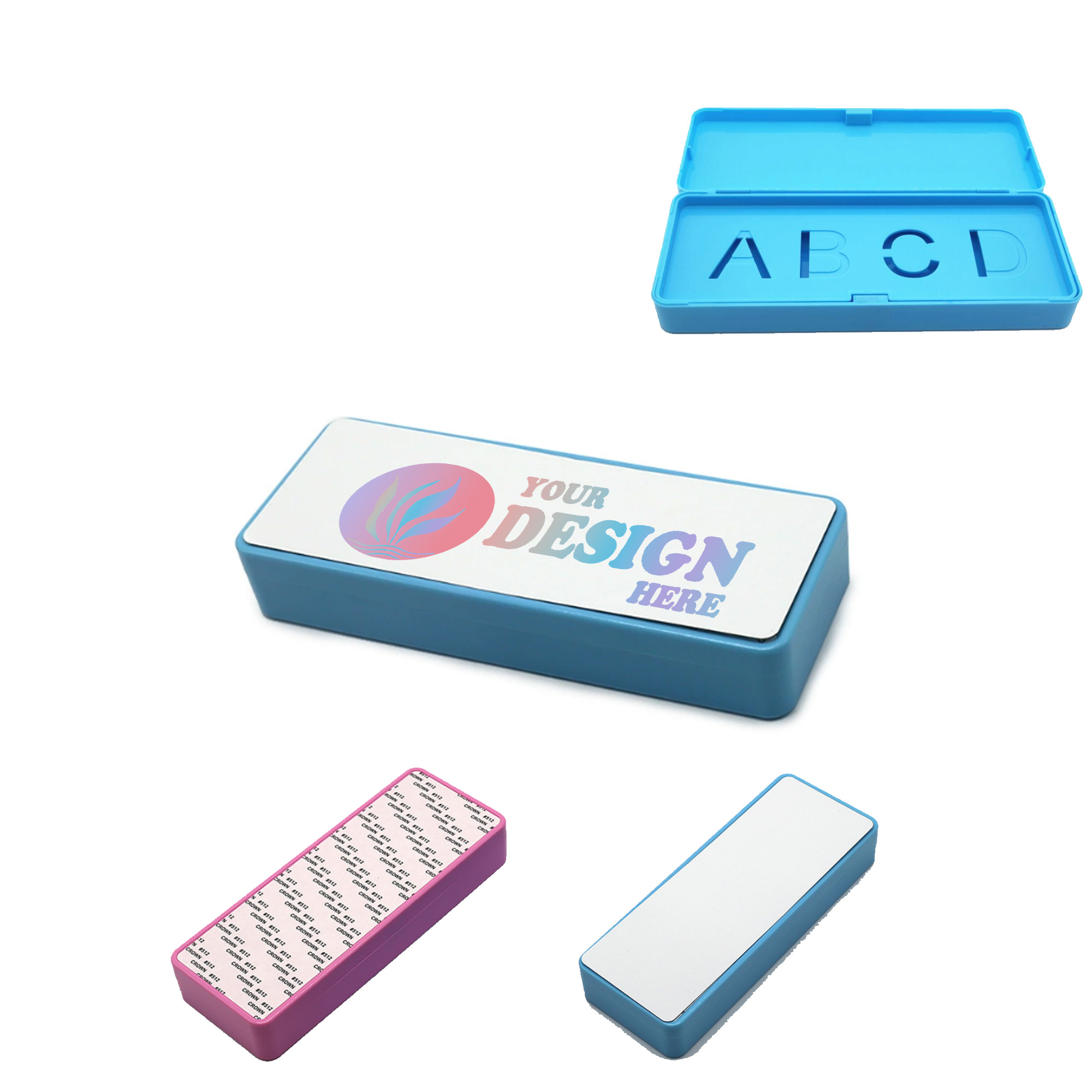 Plastic Double Layer Pencil Case 2