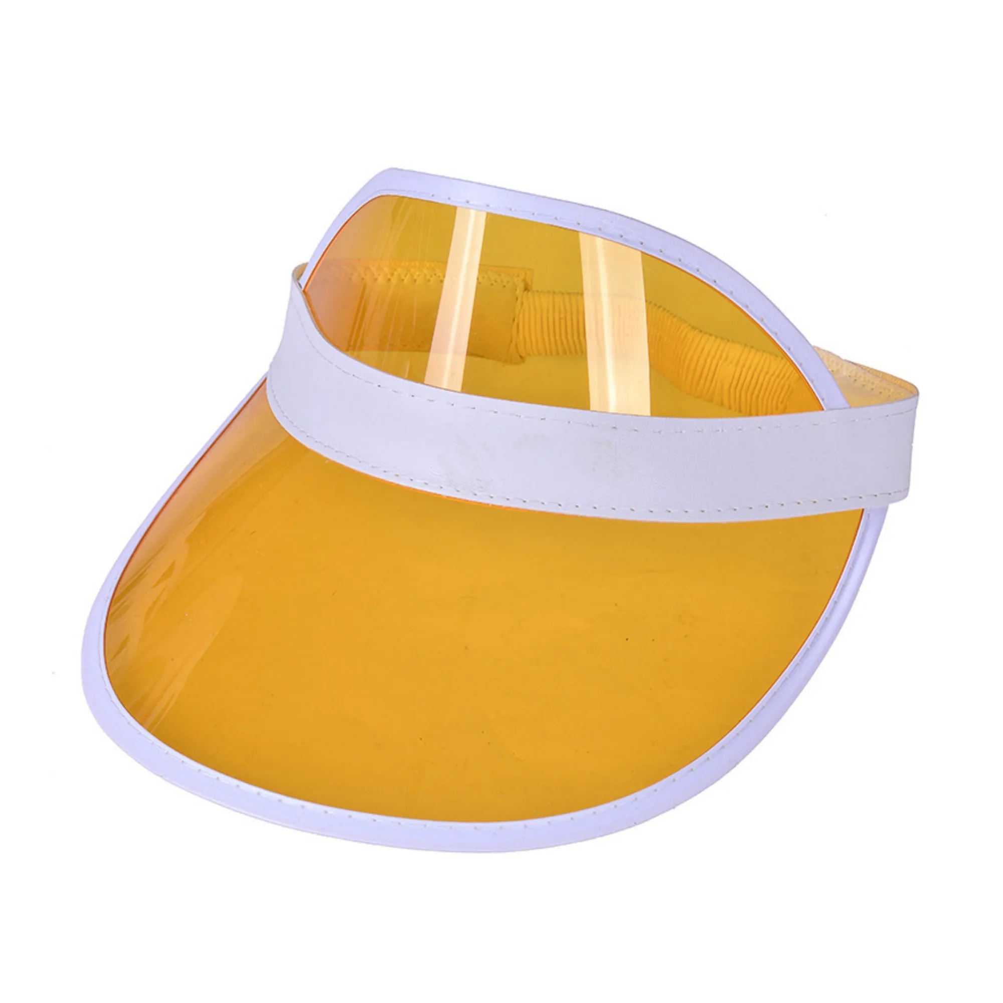 Unisex Sun Visors Plastic Clear Cap 4