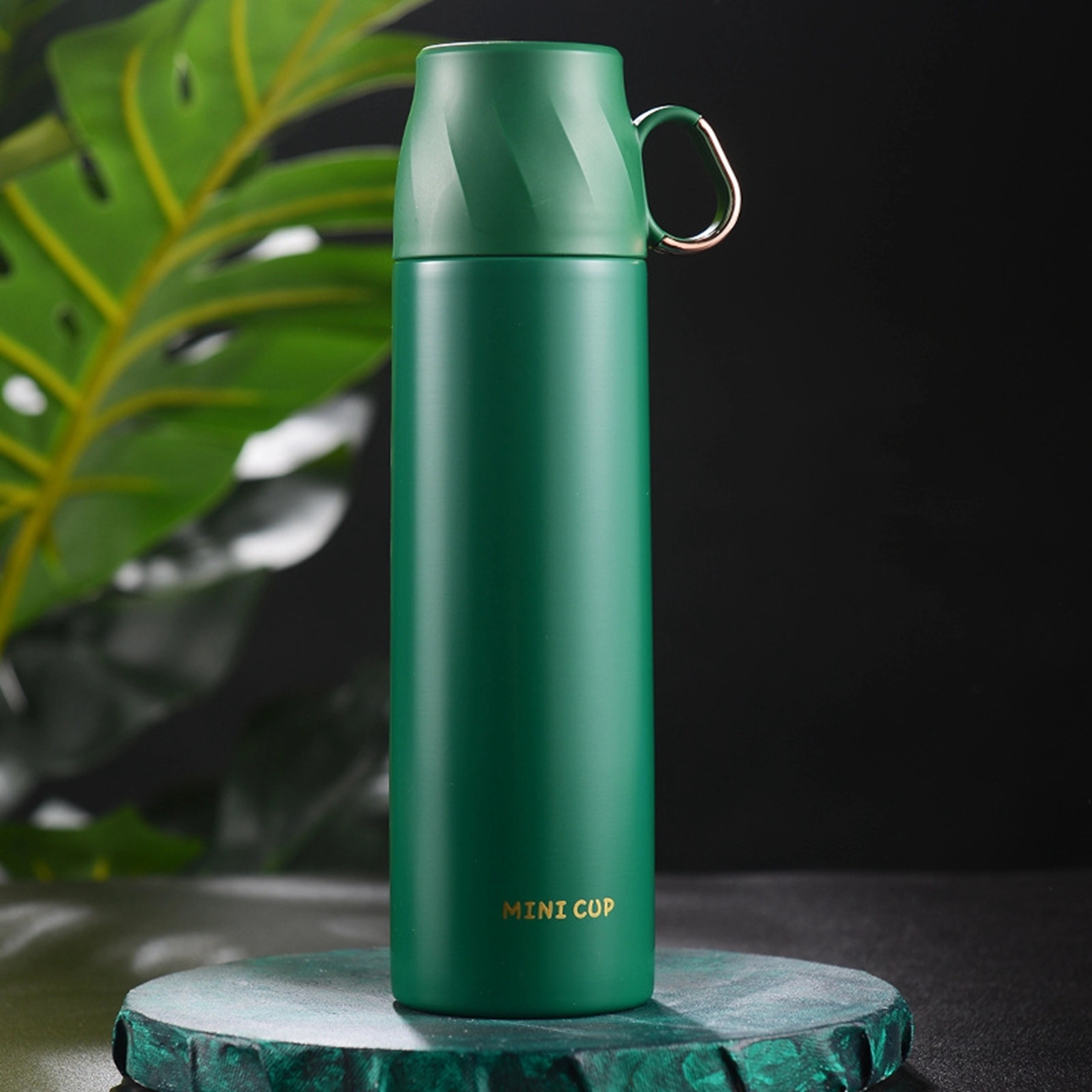 17 Oz. Double Wall Stainless Steel Water Bottle with Cup, custom water bottle with logo imprint 8