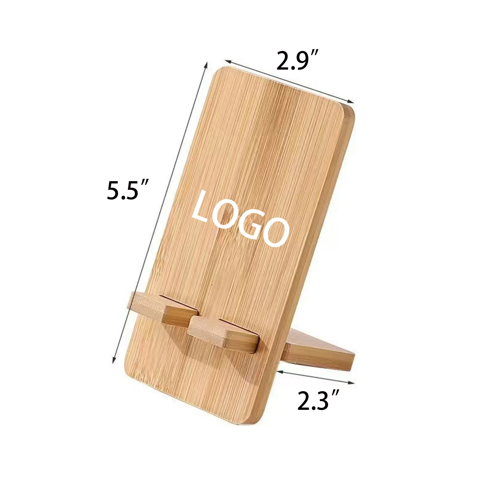 Bamboo Phone Tablet Stand