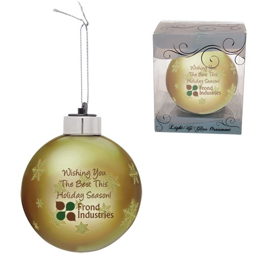 Light-Up Glass Ornament 5
