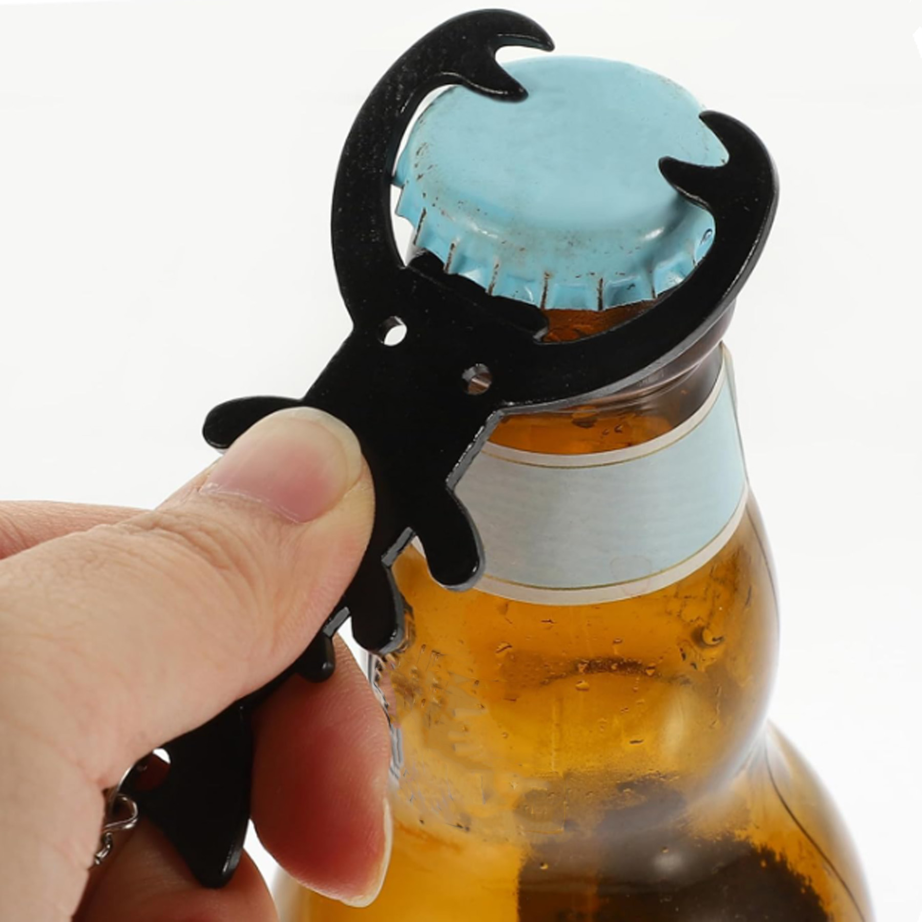 Aluminum Alloy Lobster Bottle Opener Keychain 2