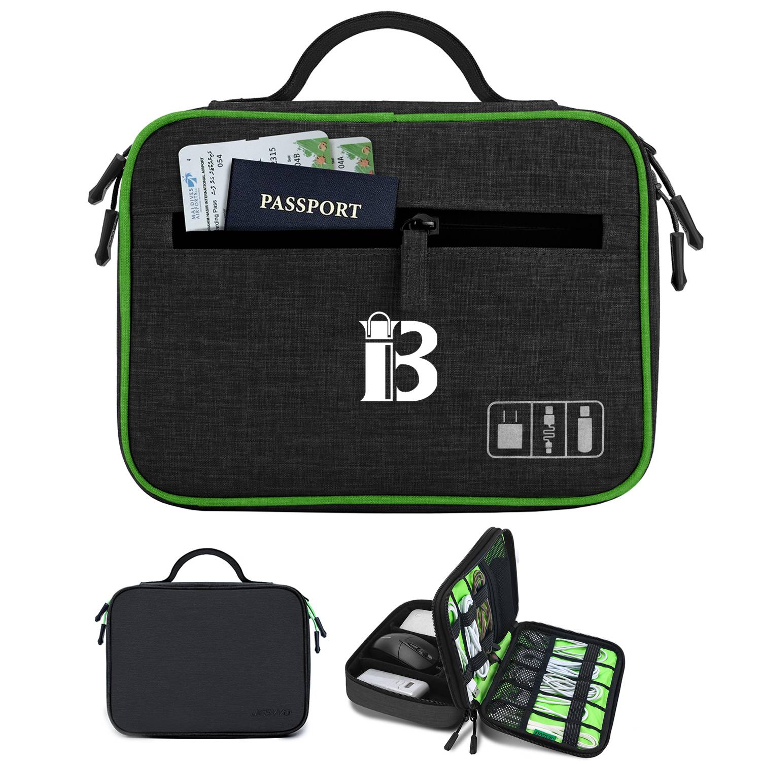 Travel Large Capacity Data Cable Storage Bag 9