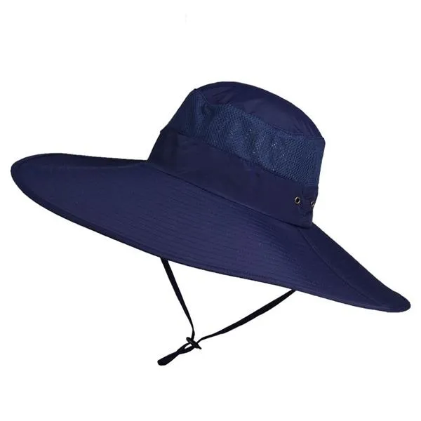 Super Wide Brim Men Fishing Sun Hats 2