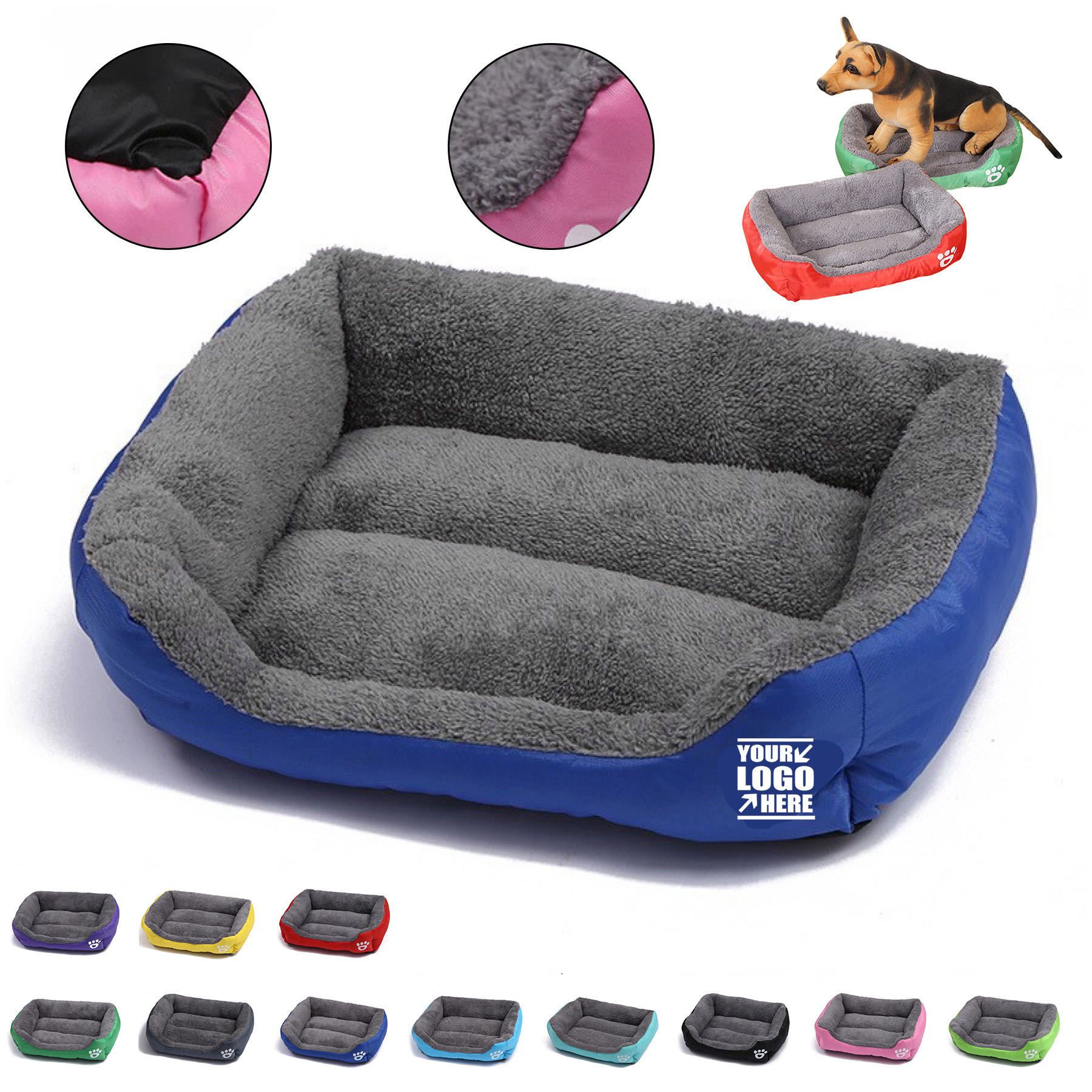 Soft Rectangular Pet Bed 2