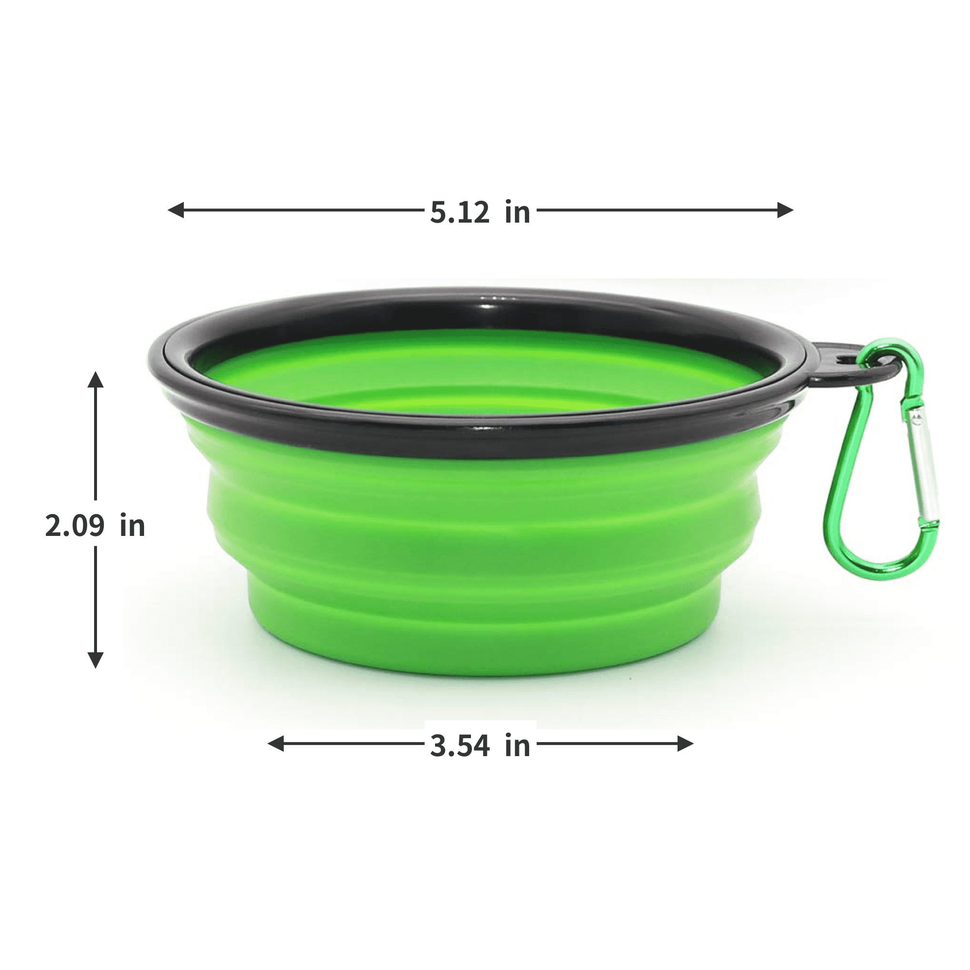 Traveling Camping Walking Foldable Feeding Watering Dish 3