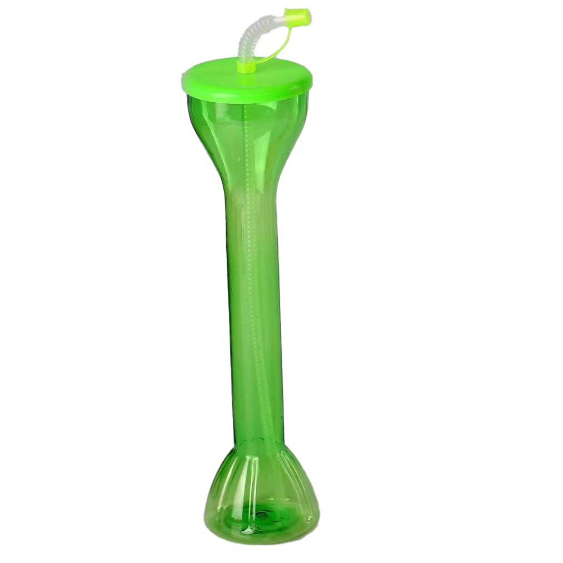 600ML Clear Yard Cup with Straw - OCEAN 7