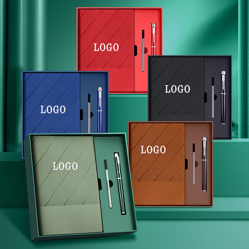 Business Gift Notebook Writing Ballpoint Executive Pen Set 1