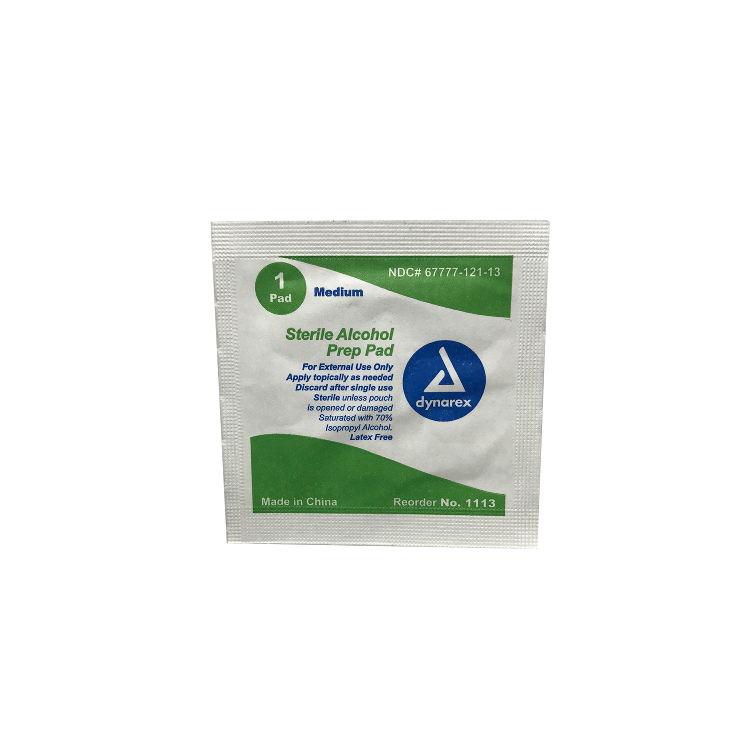 Dynarex Sterile Alcohol Prep Pad 1
