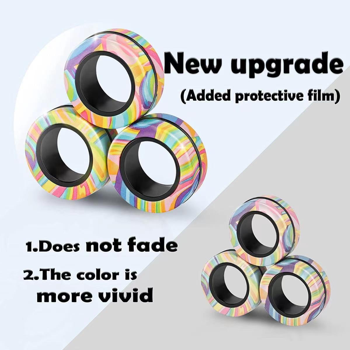 Magnetic Rings Fidget Toy 2