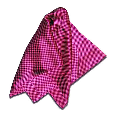 Pink Carlton Silk Scarf - 21"x21" 2
