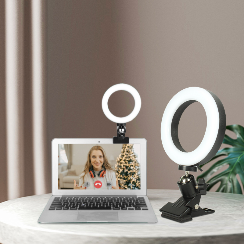 Dimmable Desktop Lamp LED Ring Light 2