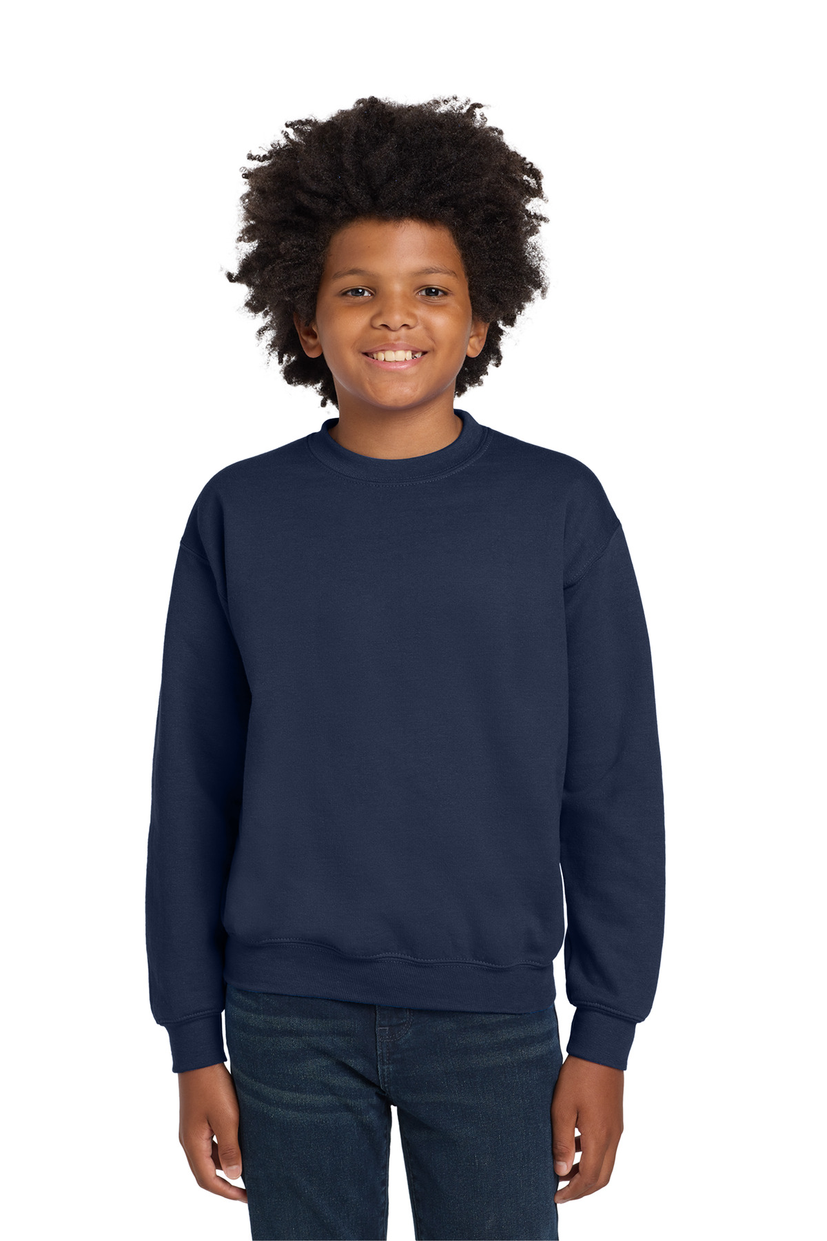 Gildan Youth Heavy Blend Crewneck Sweatshirt. 18000B 20