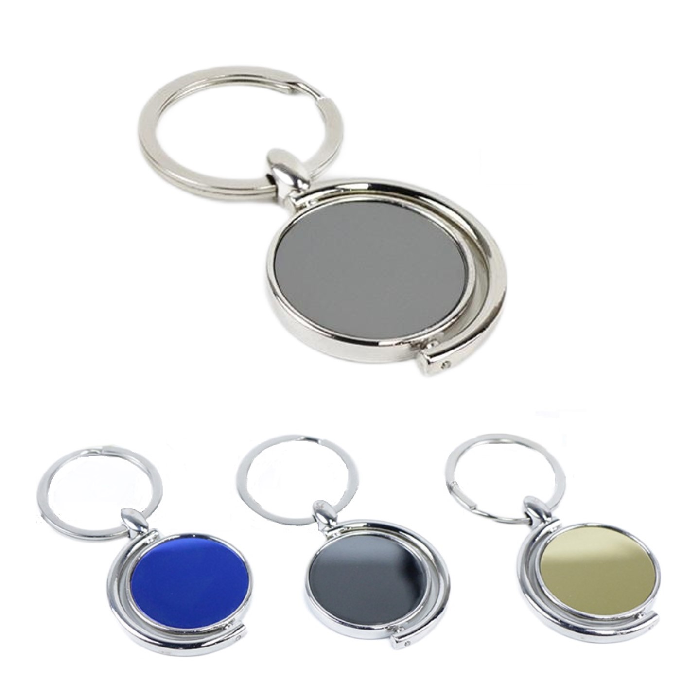 Rotatable Metal Keychain 3