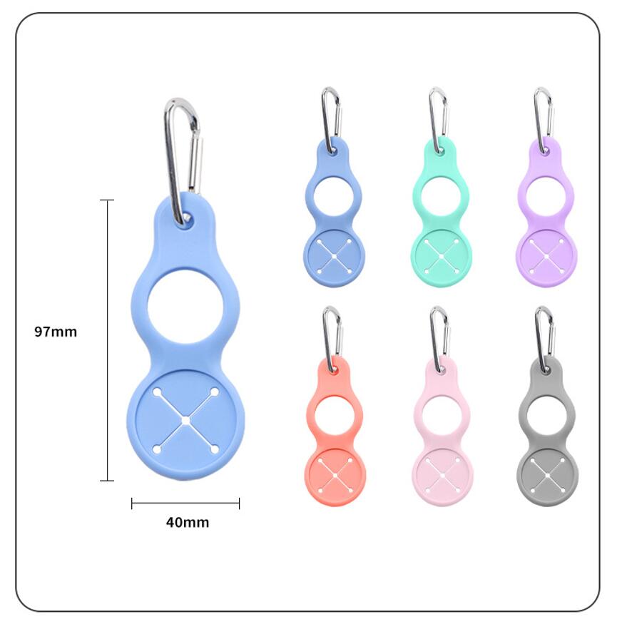 Silicone Water Bottle Carrier With Carabiner 4