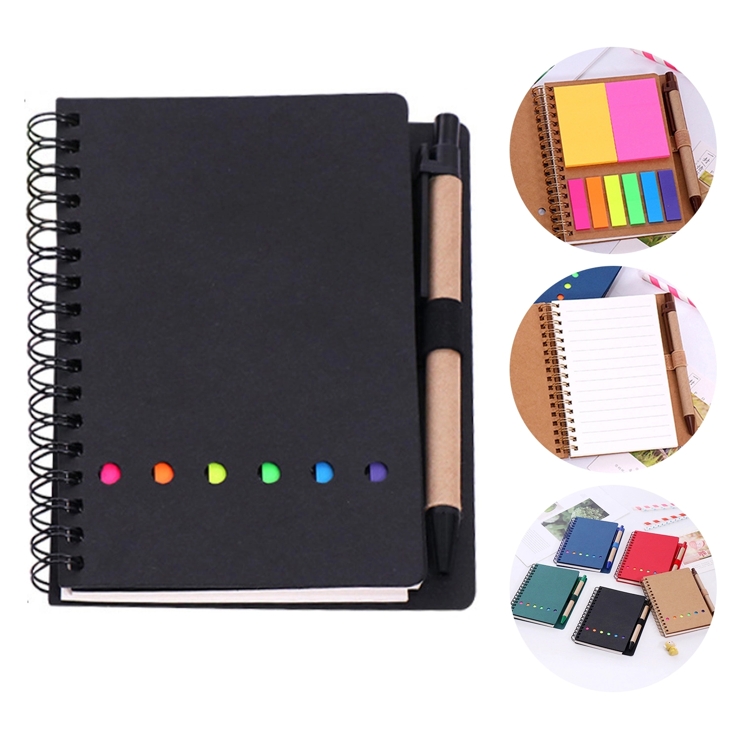 Spiral Notebook With Pen Journal Diary 3