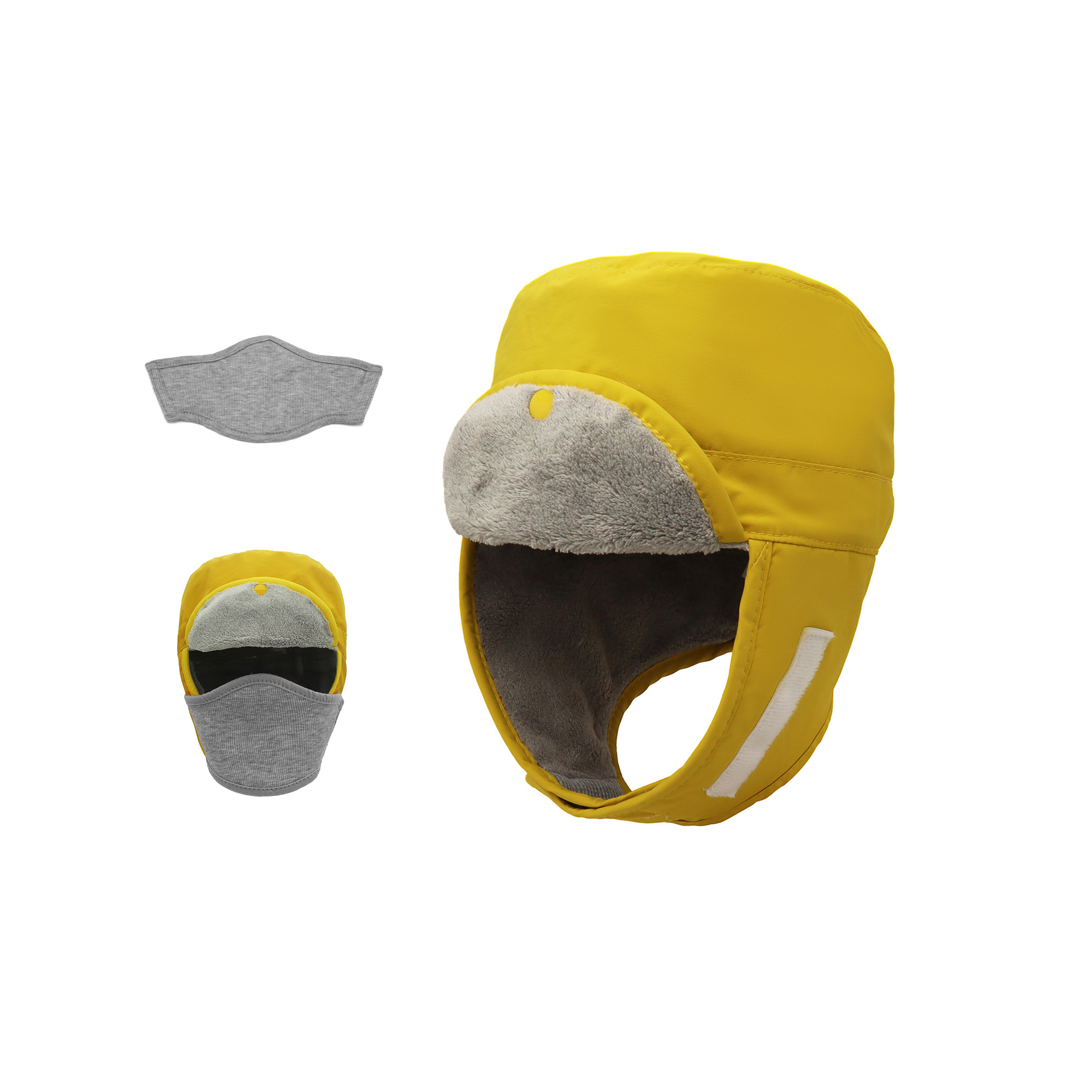 Waterproof Trapper Cap With Detachable Face Cover 7