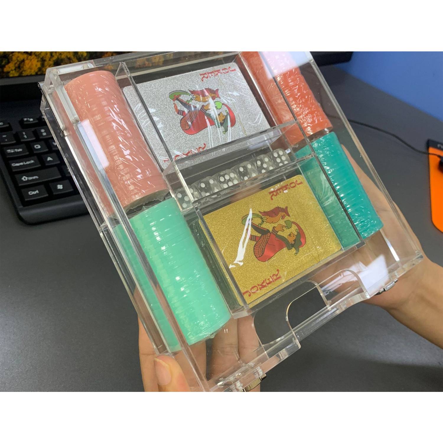 Acrylic Playing Card Box 4