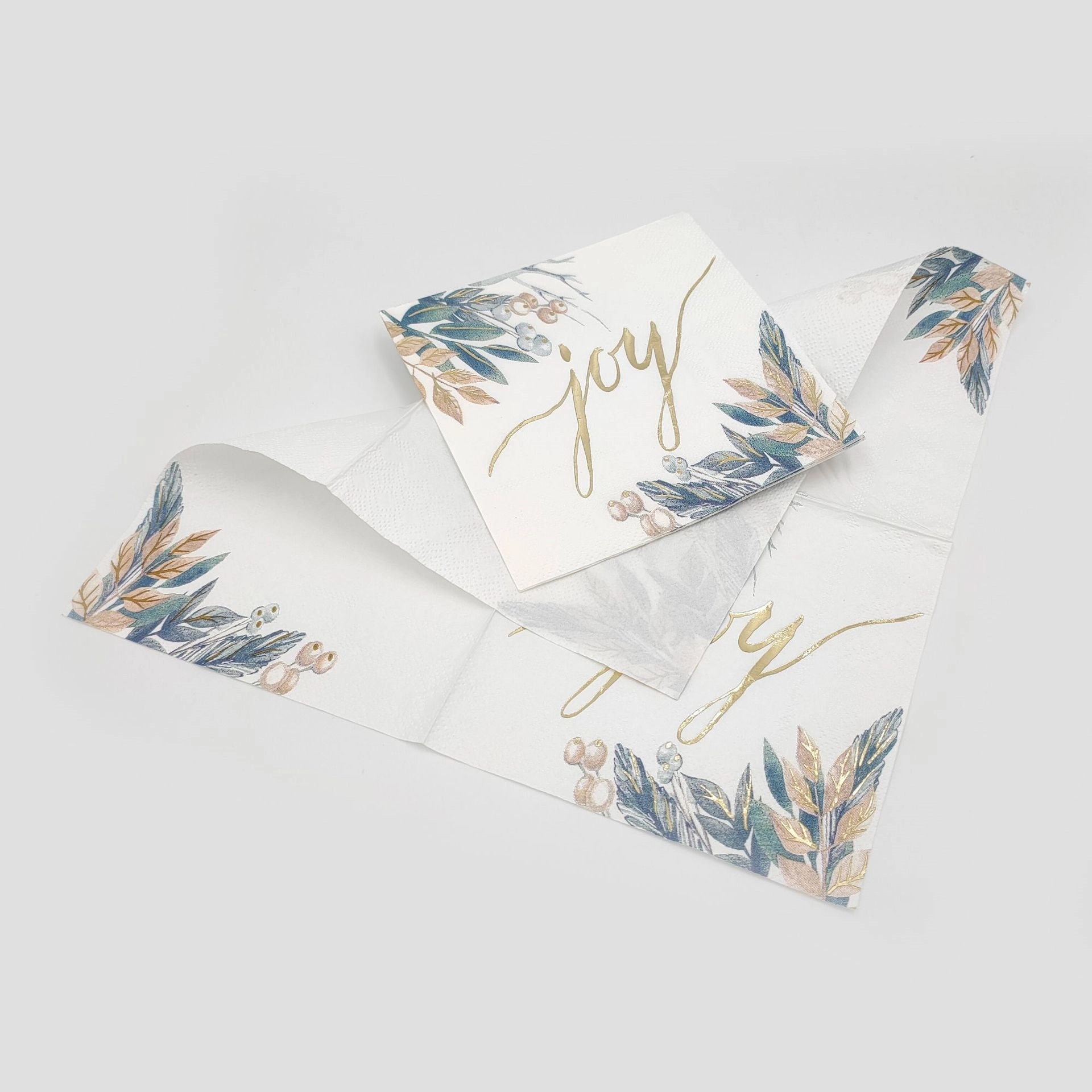 Custom Gold Foil Disposable Paper Napkins 6