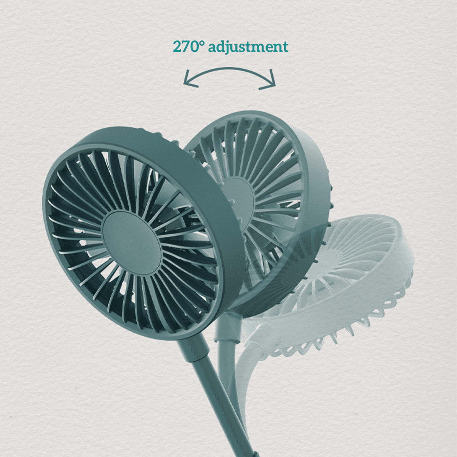 Portable Handheld Foldable Clip Fan 5
