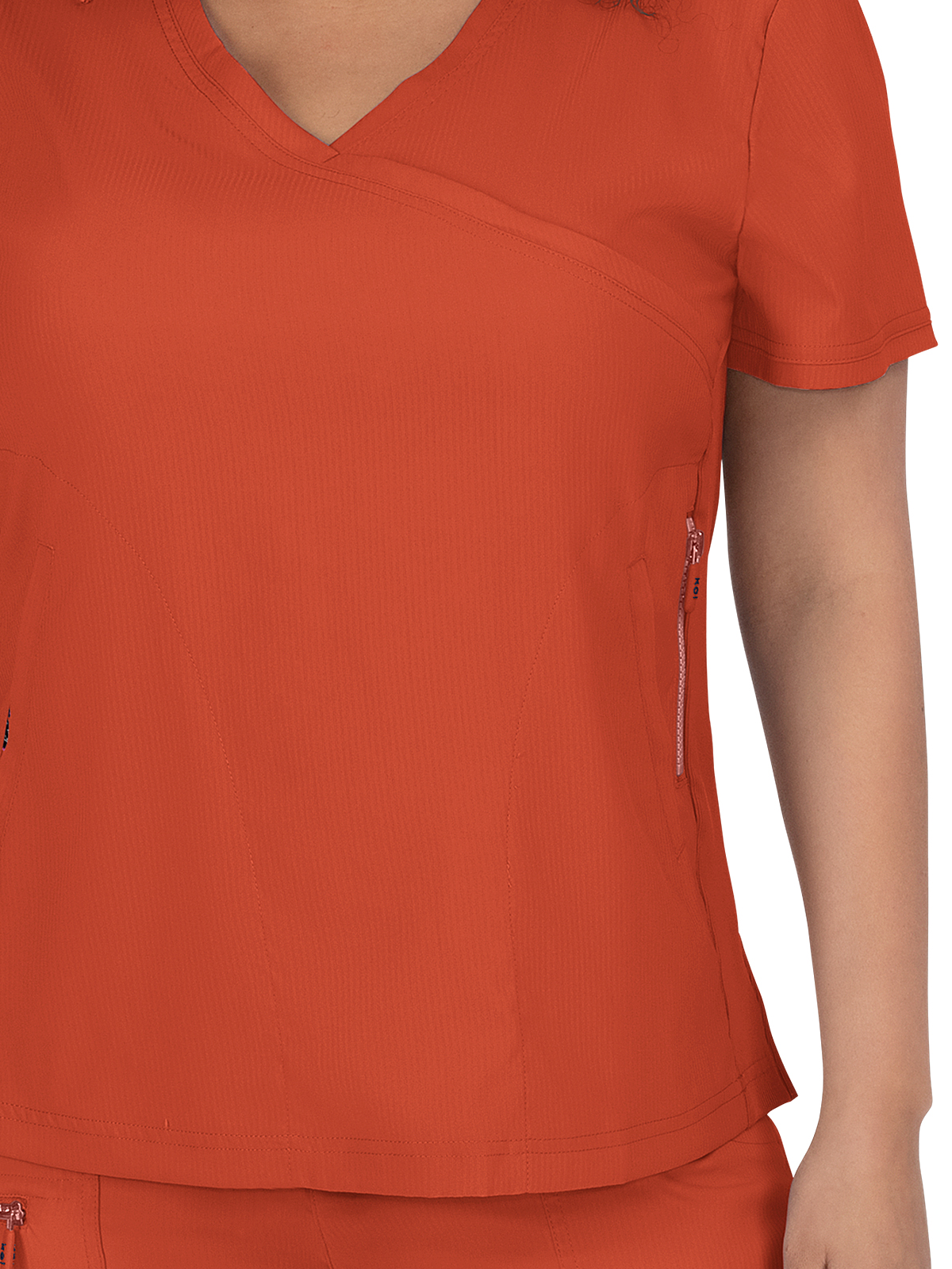 koi - Lite - Women's Three-Pocket Mock-Wrap Philosophy Top 25