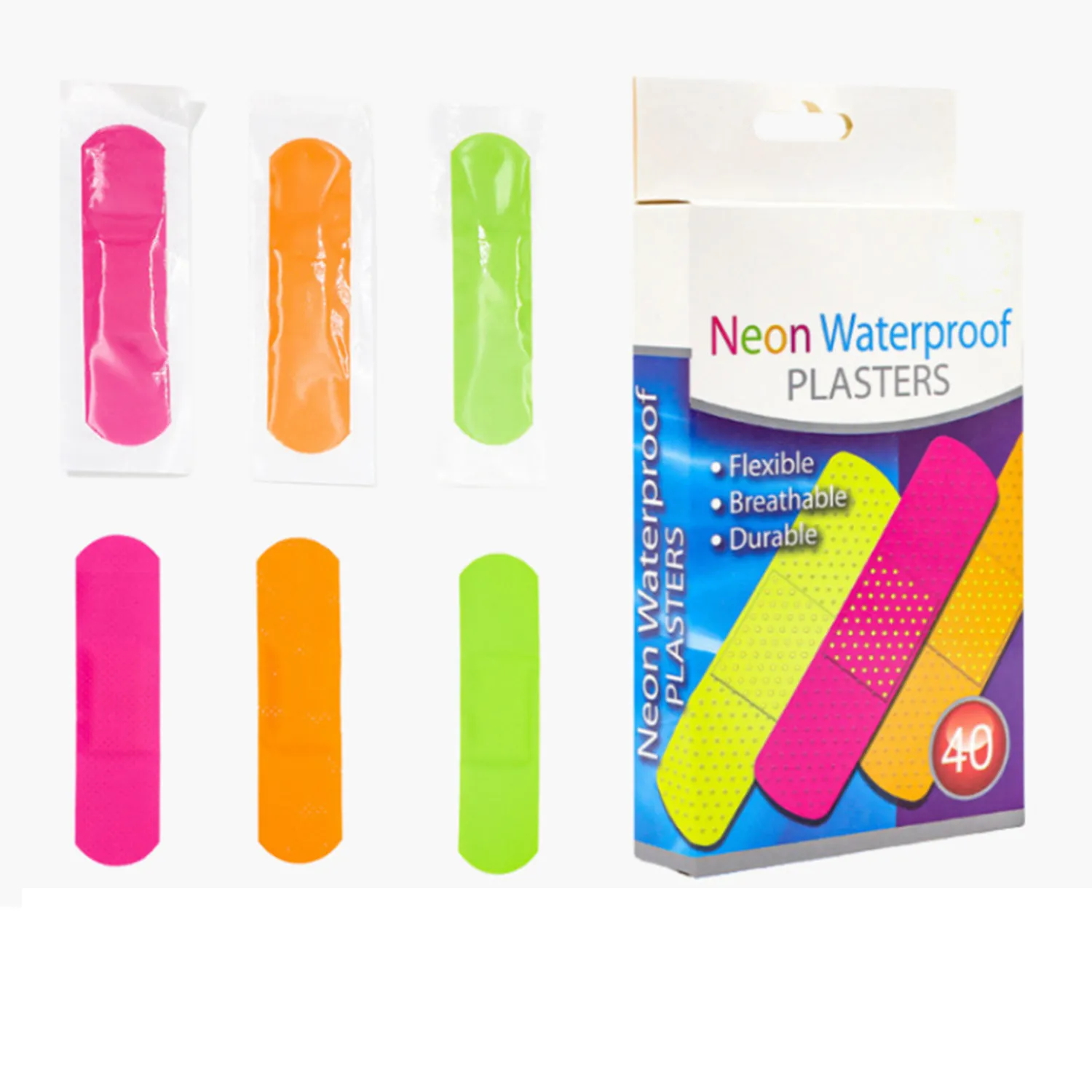 Neon waterproof Adhesive Bandage 1