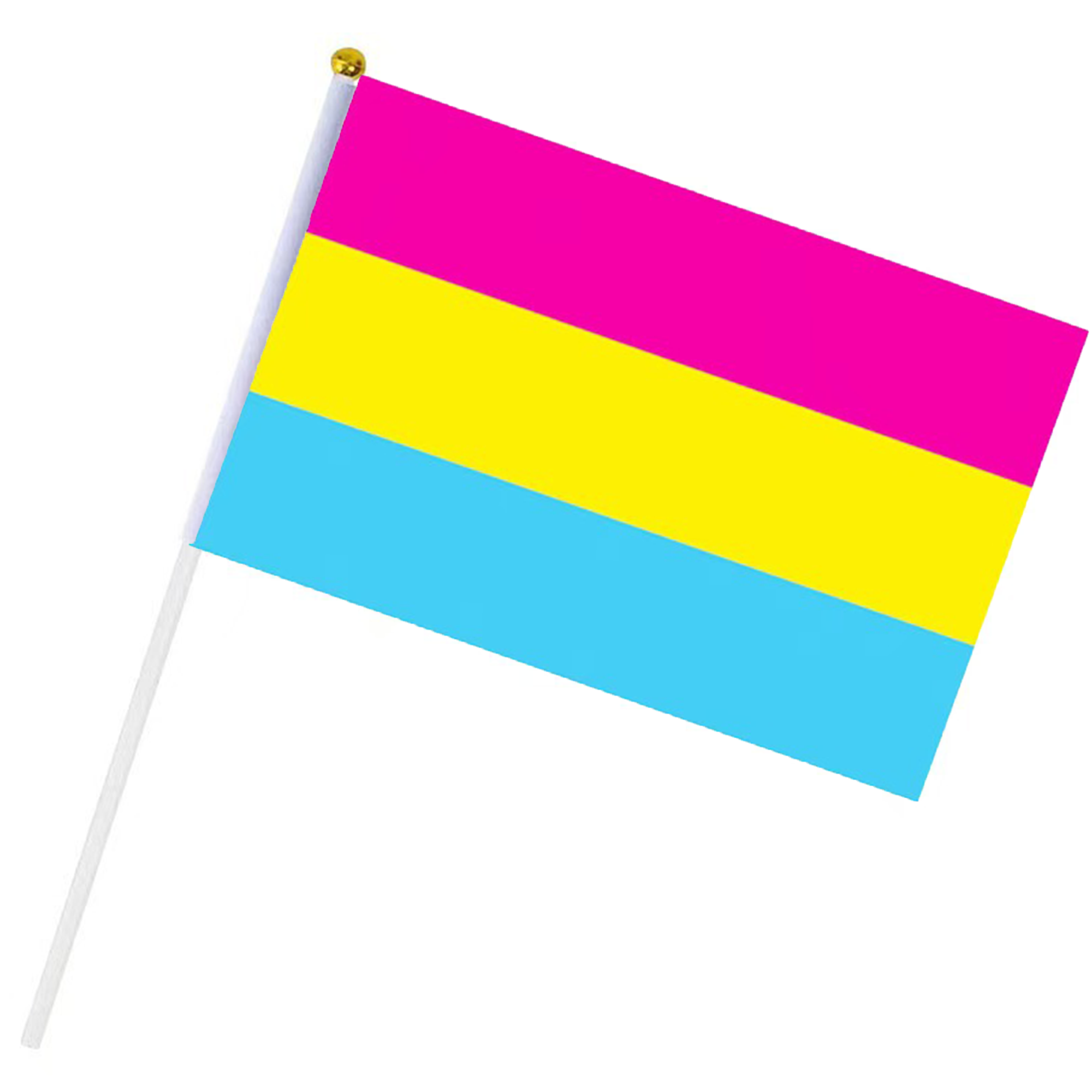 Polyester Hand-Waving Rainbow Flag 4