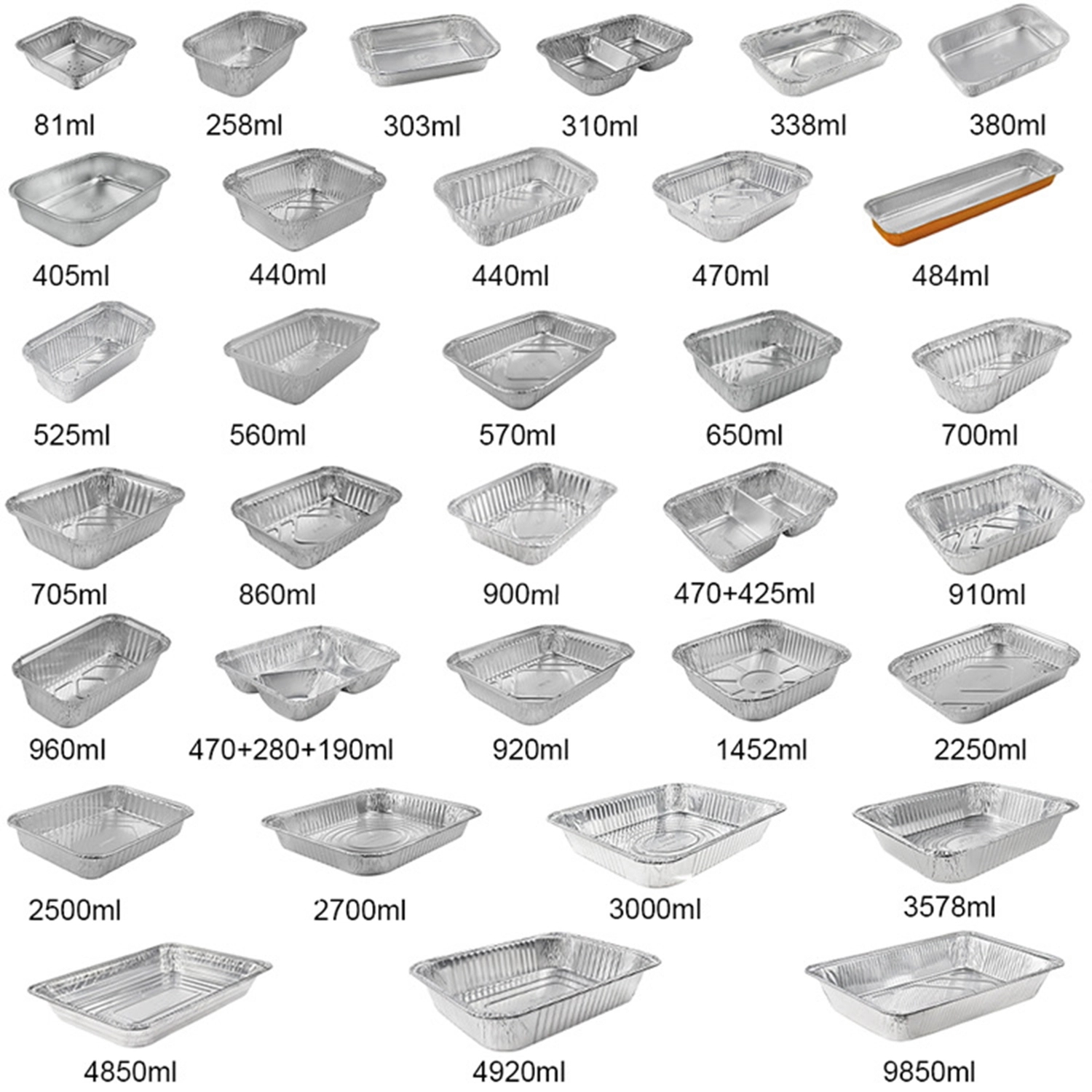 Disposable Foil Pans With Lids 4