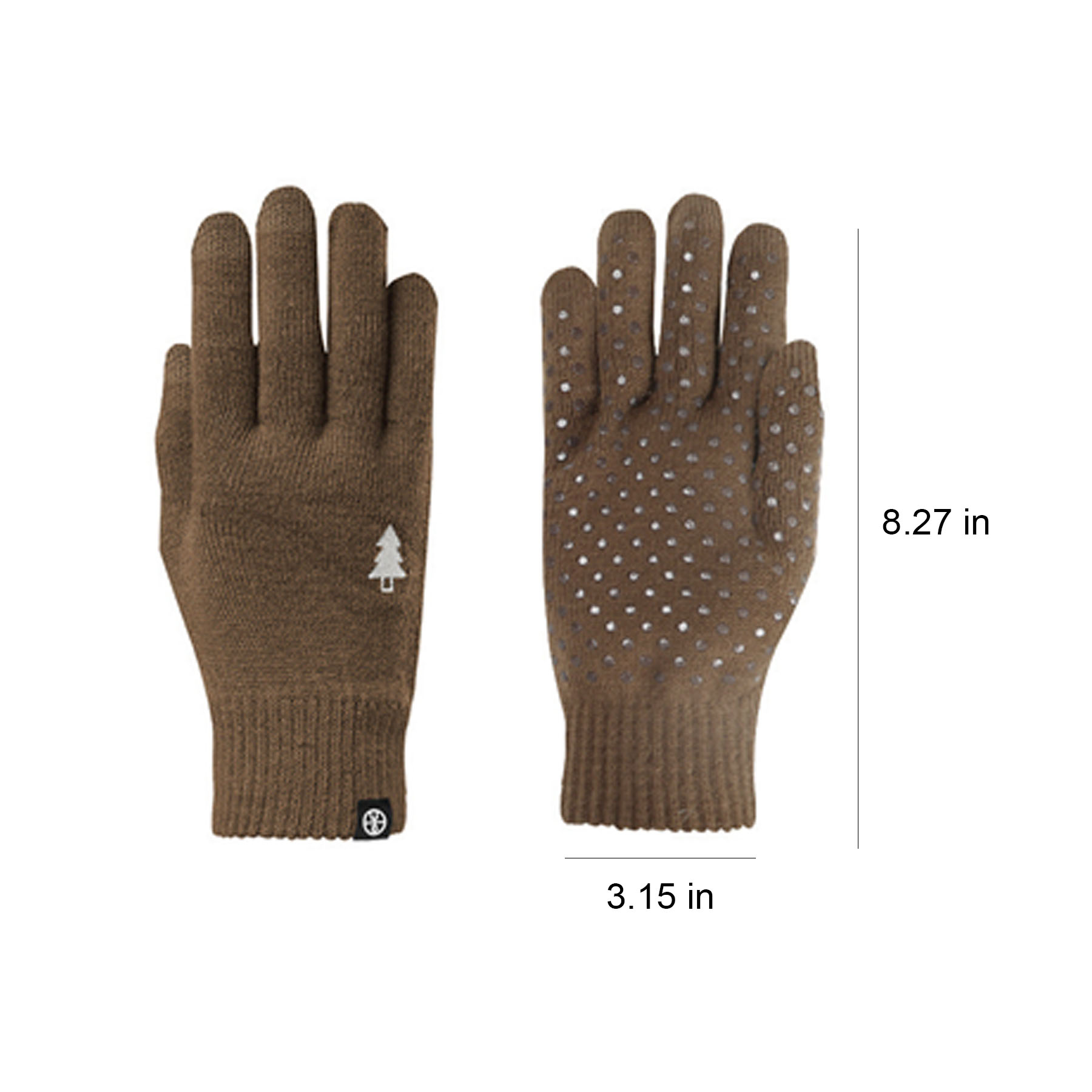 Anti-Slip Embroidered Knit Gloves 11