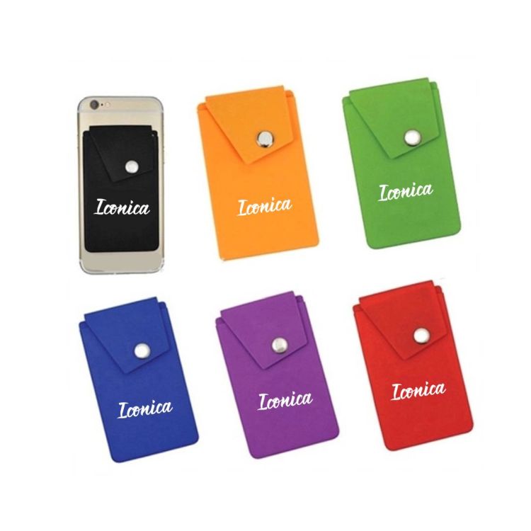 Silicone Phone Kickstand Wallet 2