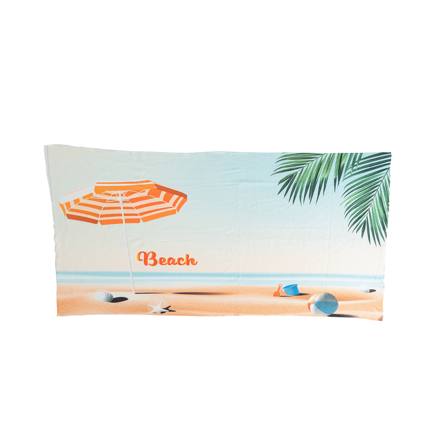 Subli-Sheared Velour Beach Towel 3