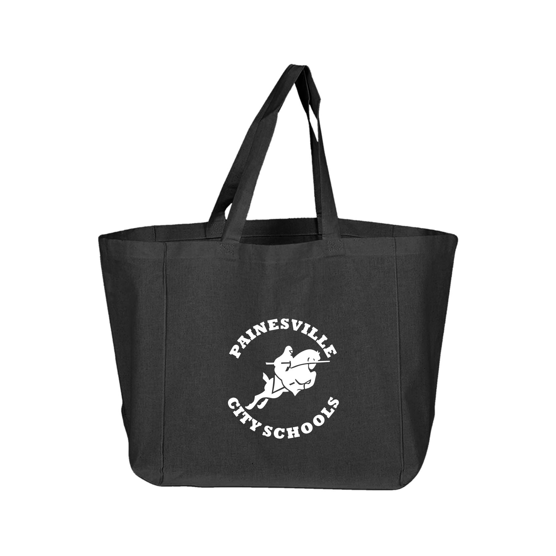 6 oz. 100% Cotton Sheeting Travel Tote Bag w/ Bottom Gusset 4