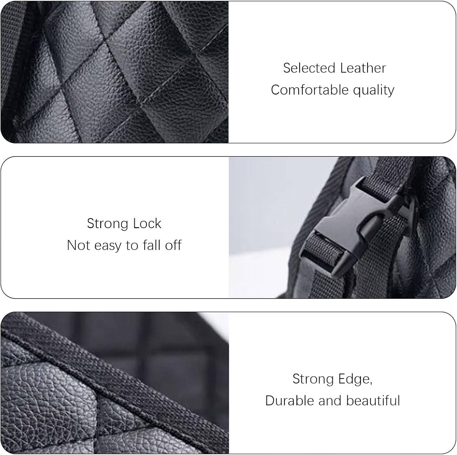 Pu Leather Car Seat Back Storage Bag 4