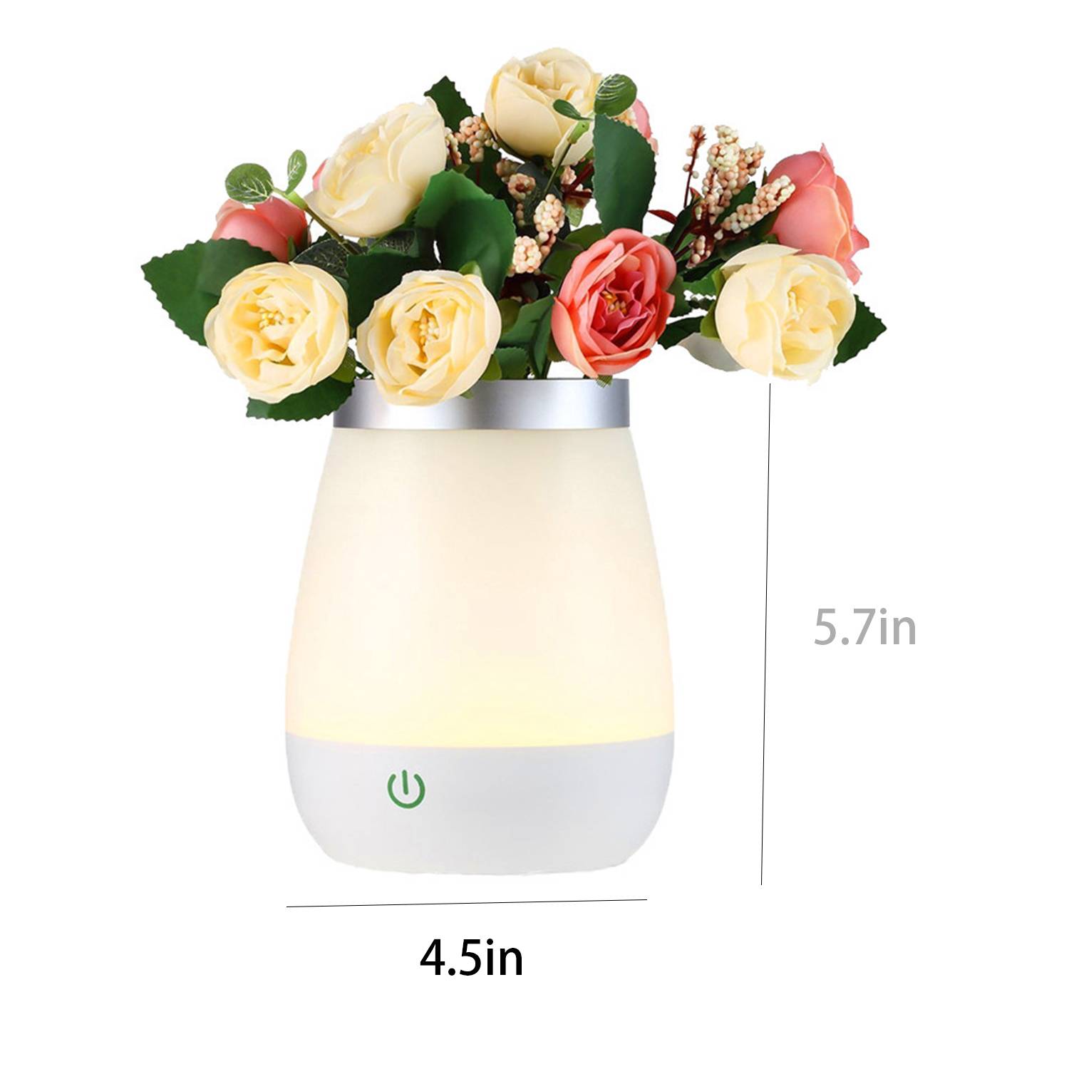 ABS Night Light Rechargeable Flower Arrangement Decoration 3