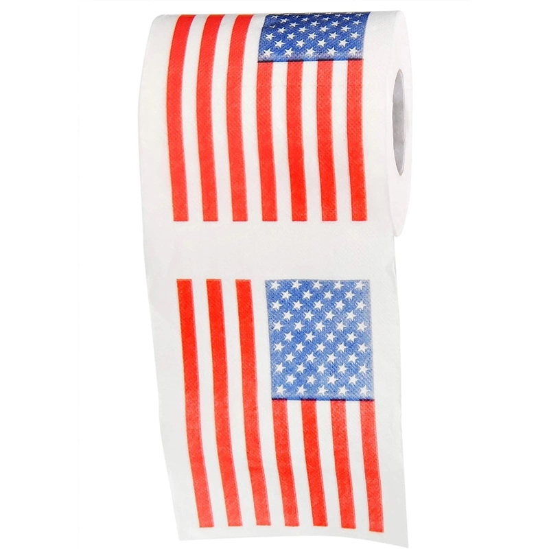 Custom American Flag-Themed Toilet Paper Roll 4