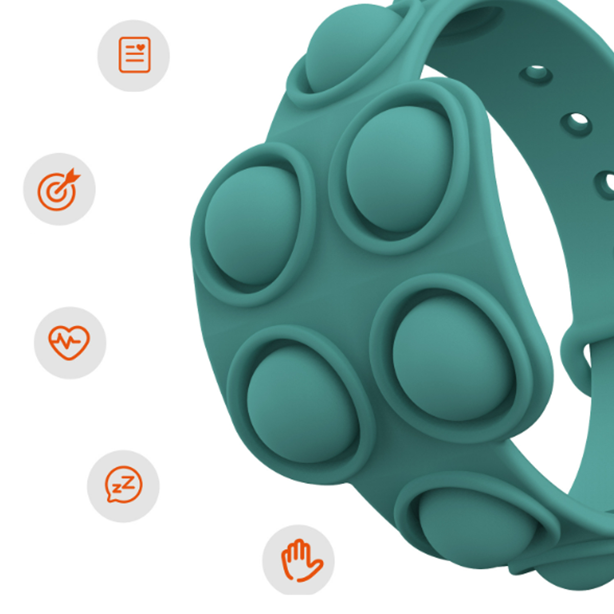 Wearable Pop Bubble Fidget Wristband Toy 4