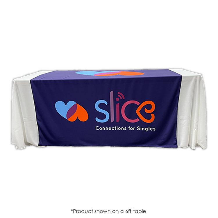 58 in. x 63 in. PolyKnit Table Runner (Dye Sub Full Cloth) 3