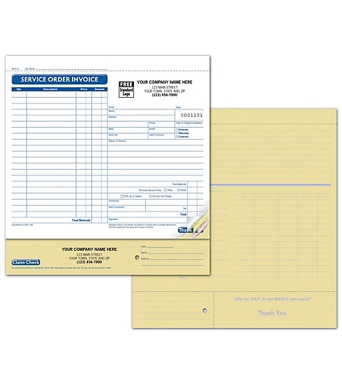 Service Orders, Large, with ID Tag 3