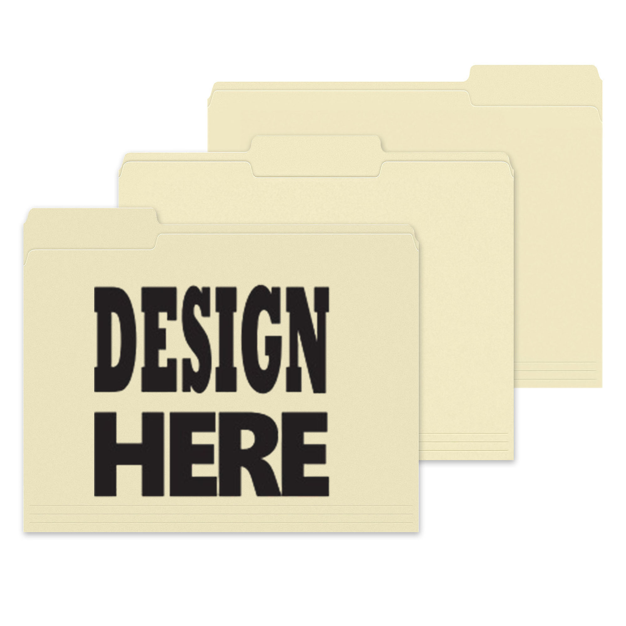 1/3 Tab Manila File Folder Letter Size 2