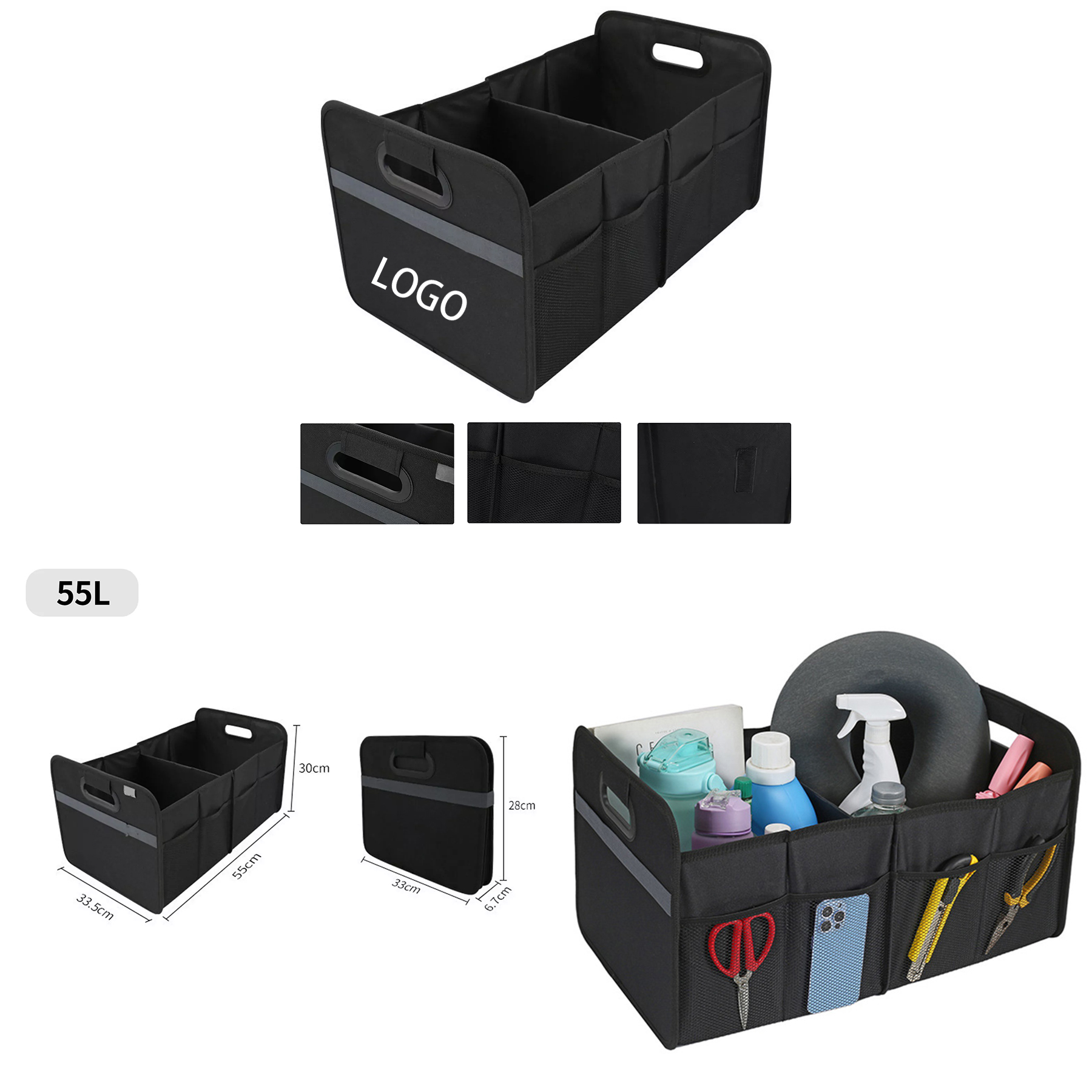 55L Car Trunk Organizer 2