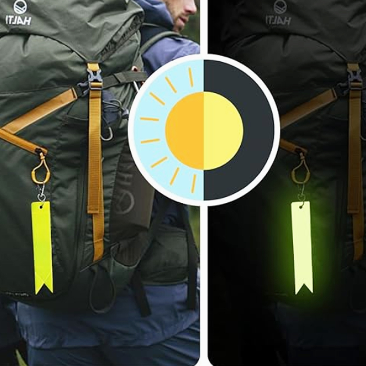 Reflective Safety Tag with Ball Chain for Visibility 8