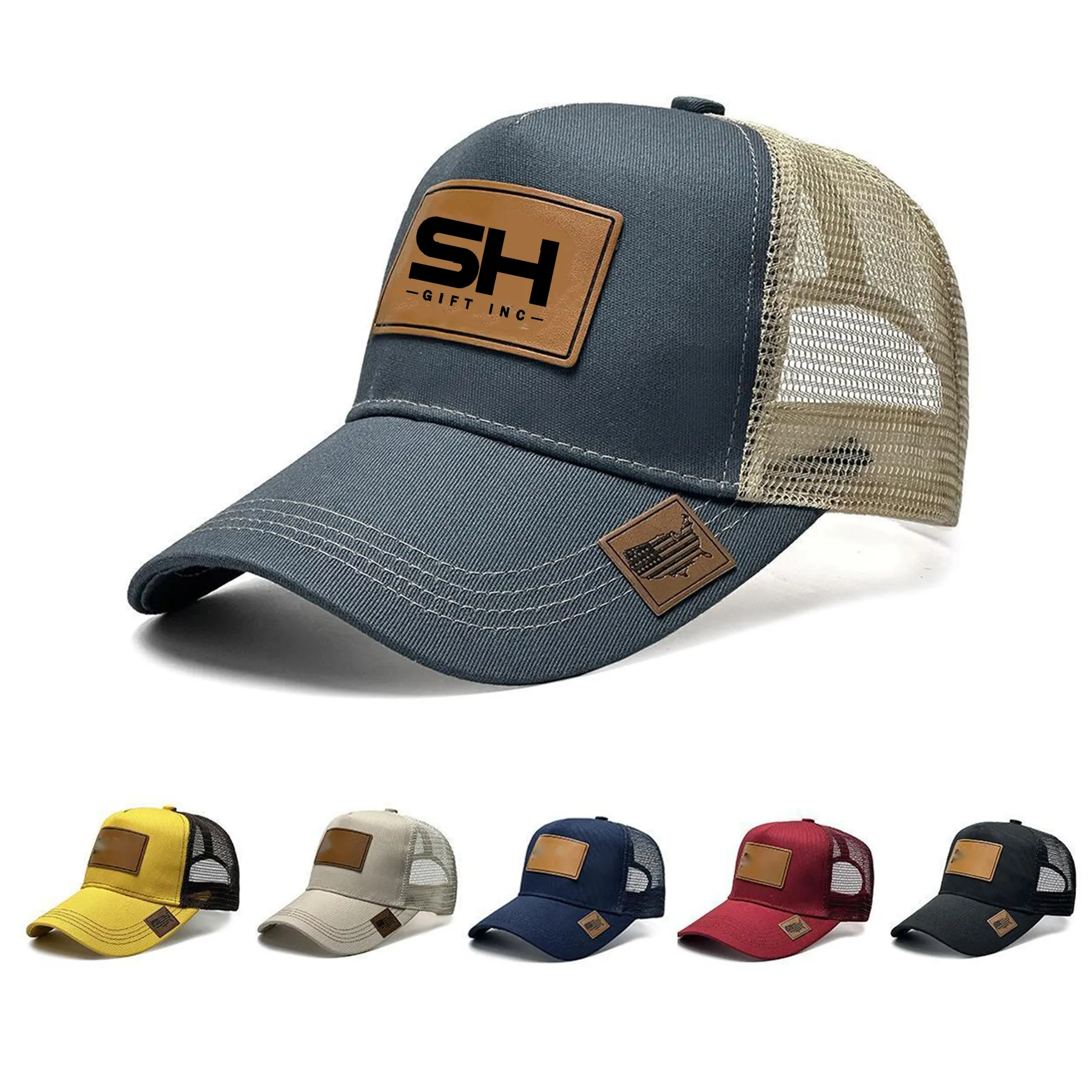 Baseball Cap with Breathable Mesh Back 2