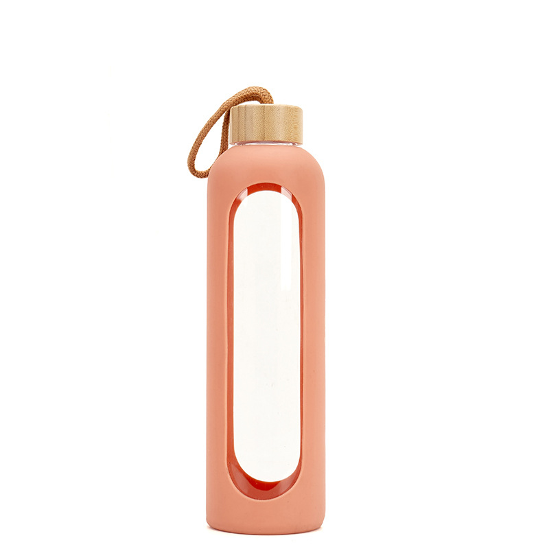 32Oz. Motivational Time-Marked Glass Water Bottle 2